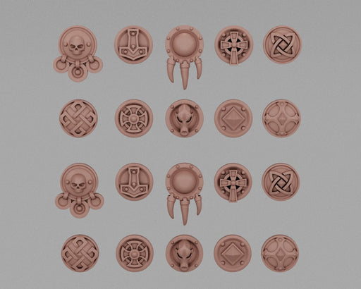 Space Viking Honor Badges - Resin Munitorum