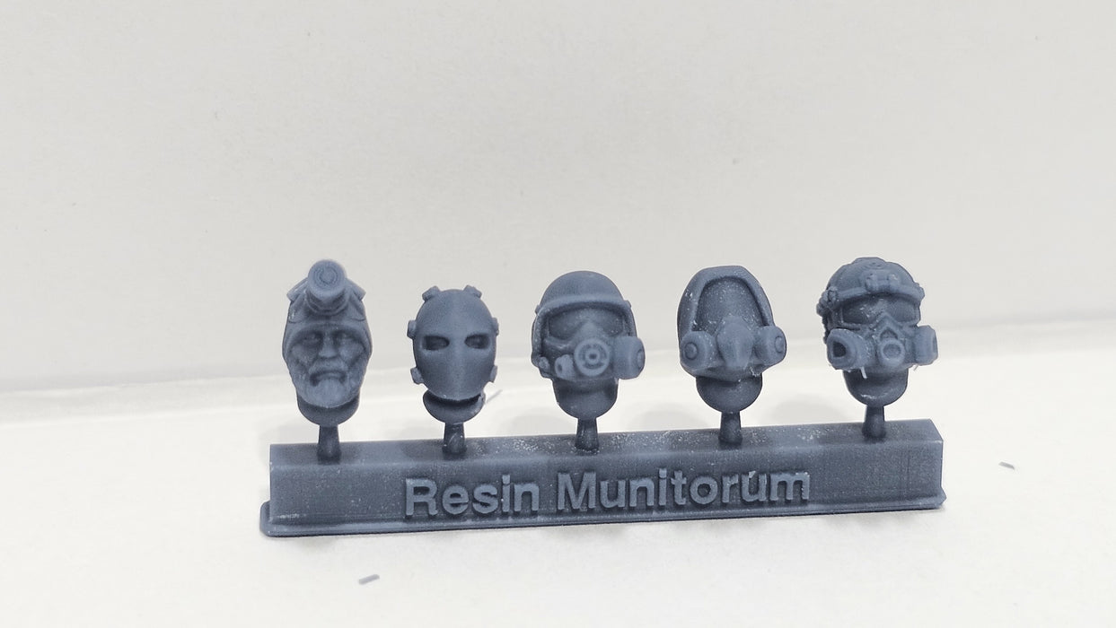 Assorted Modern Gas Masks | Human Infantry Heads