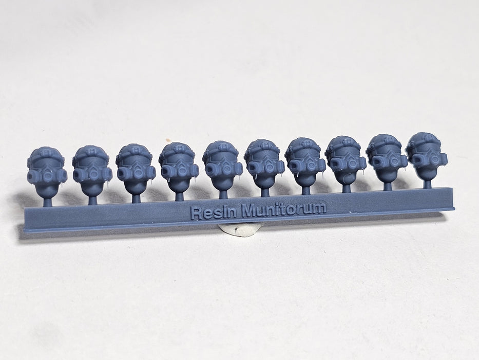 CBRN Helmets | Human Infantry Heads