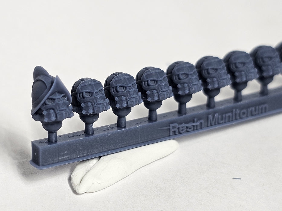 High-Tech Marauders | Human Infantry Heads