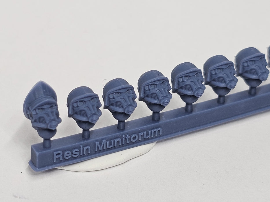 Sci-Fi Trench Troopers | Human Infantry Heads