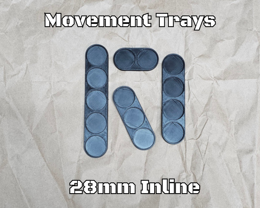 28mm Inline Movement Trays