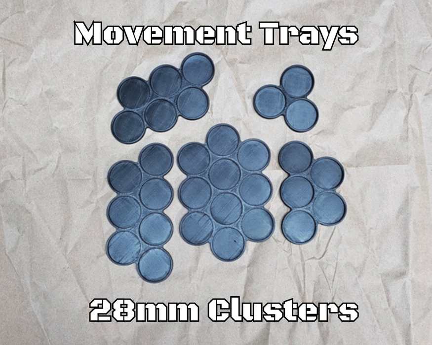 28mm Cluster Movement Trays