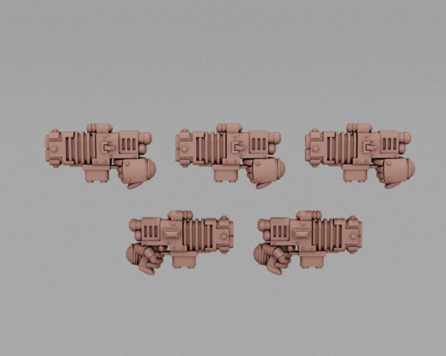 Antique Martian Death Ray Pistols