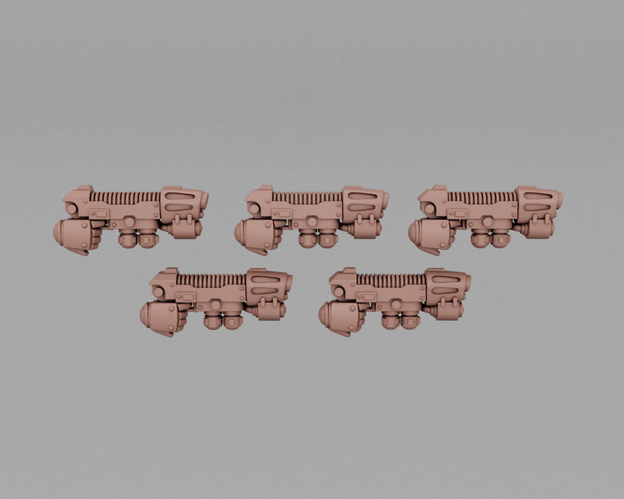 Antique Ionic Particle Pistols