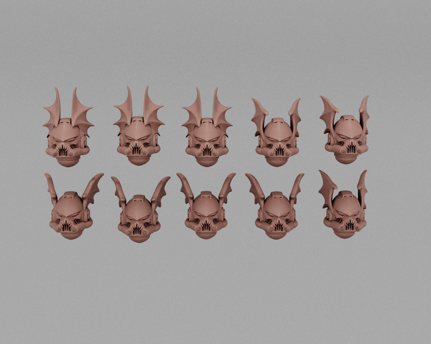 Bat Boi Vampire Helmets