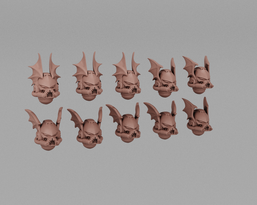Bat Boi Vampire Helmets