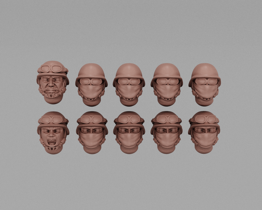 Biker Outlaws | Human Infantry Heads