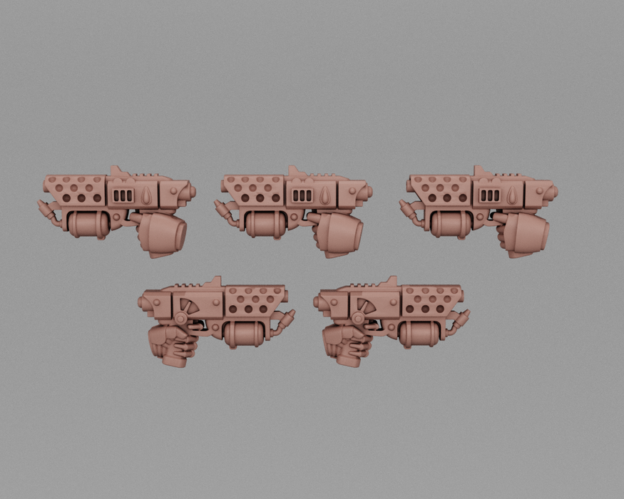 Blood Guard Flame Pistols
