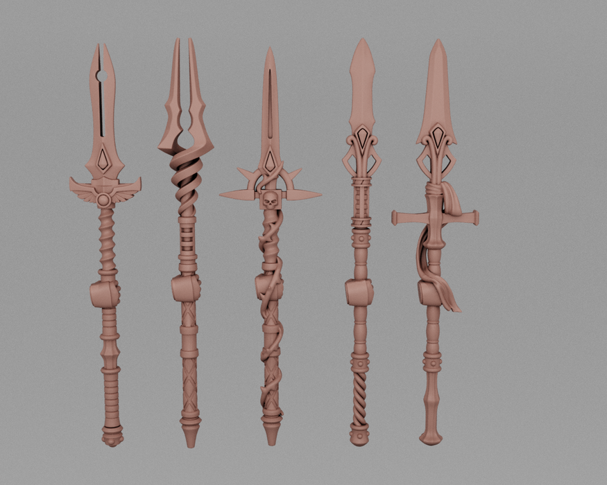 Blood Guard Spears