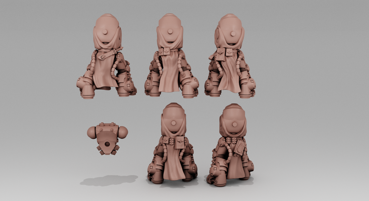 Back of Knightly Gravity Bloody Bodies and backpack