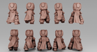 Back view of Knightly Prime Stern Bodies
