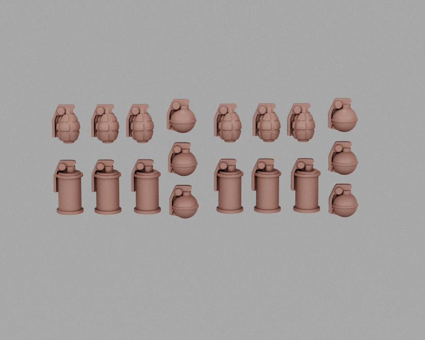 Modern Grenade Bundle | Human Infantry
