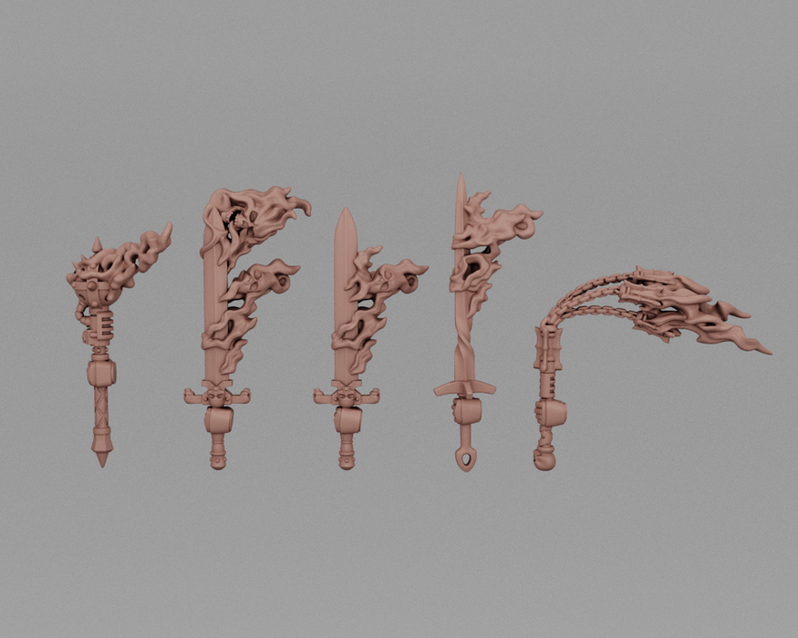 Soul Fire Burning Weapons