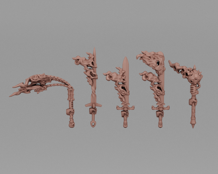 Soul Fire Burning Weapons