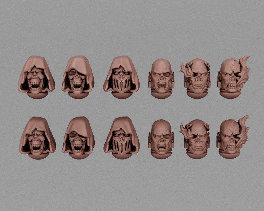 Soul Fire Ghoulish Heads