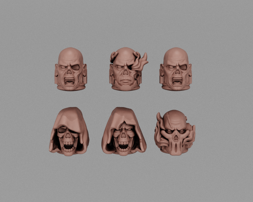 Soul Fire Heavy Ghoul Heads