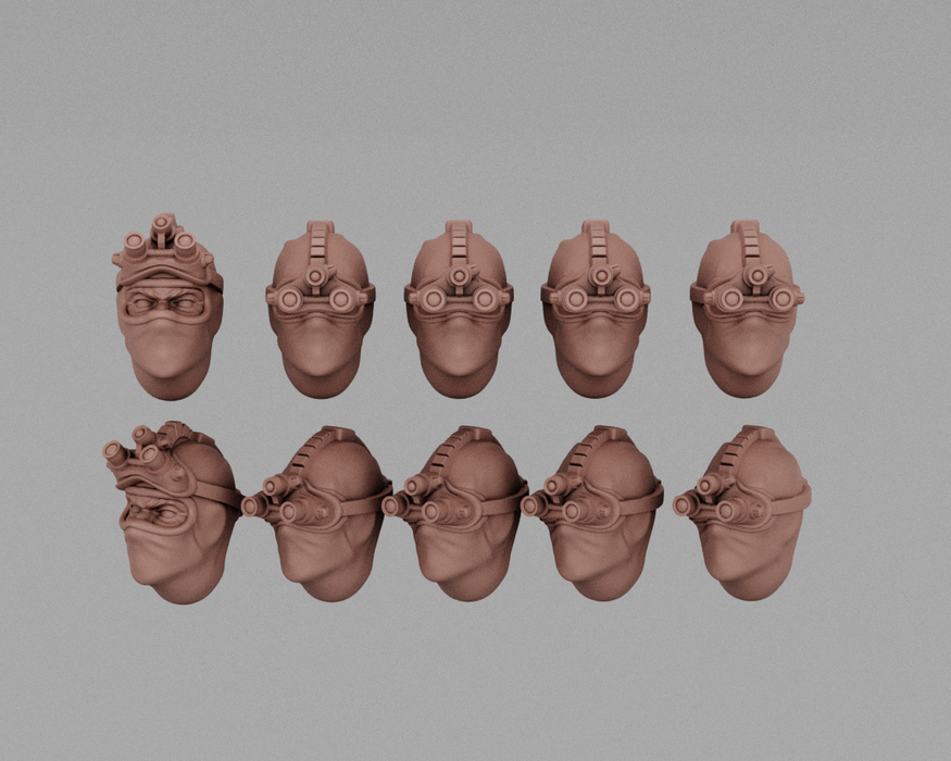 Ghost Spectre NVGs | Human Infantry Heads