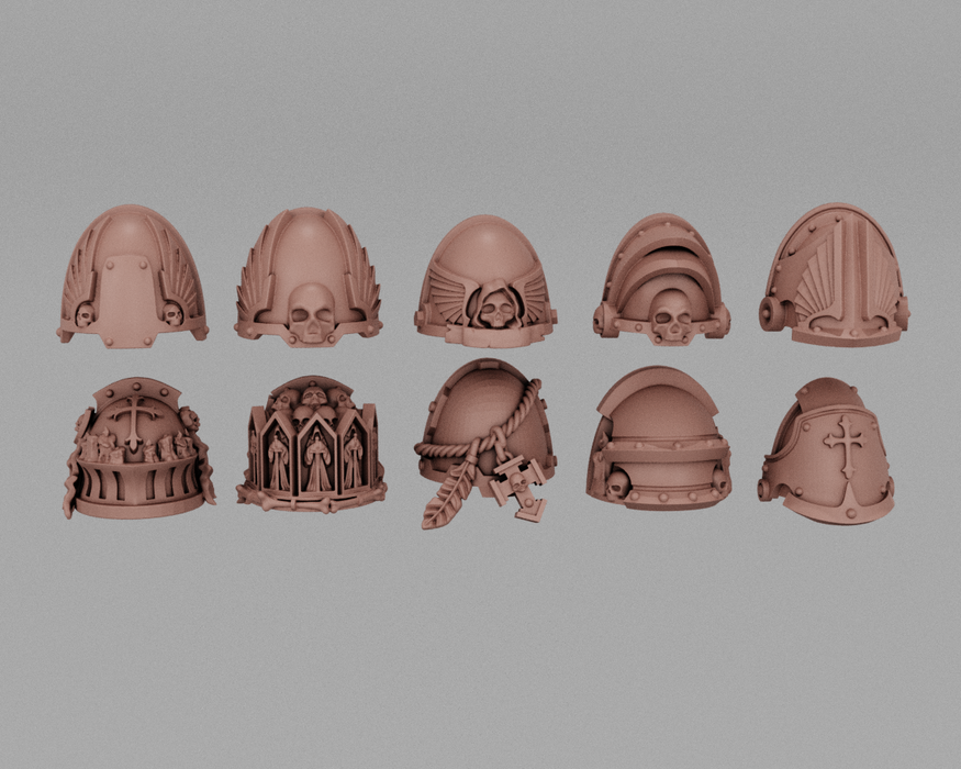 Gloomy Heavy Armor Pads