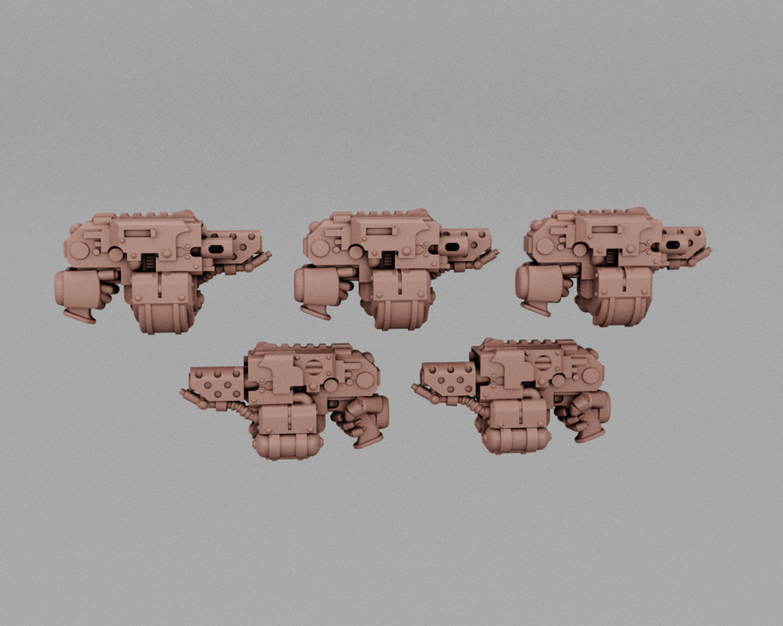 Heavy Armor Combined Flame Guns