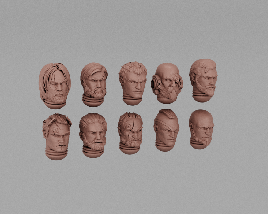 Legendary HQ Head Collection