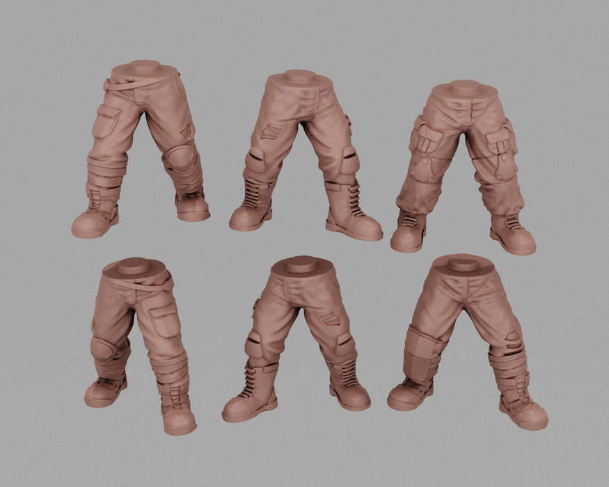 Wasteland Fighter Legs | Human Infantry