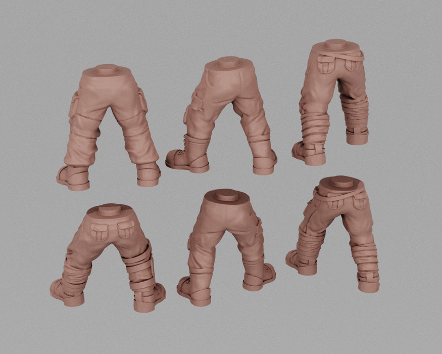 Wasteland Fighter Legs | Human Infantry