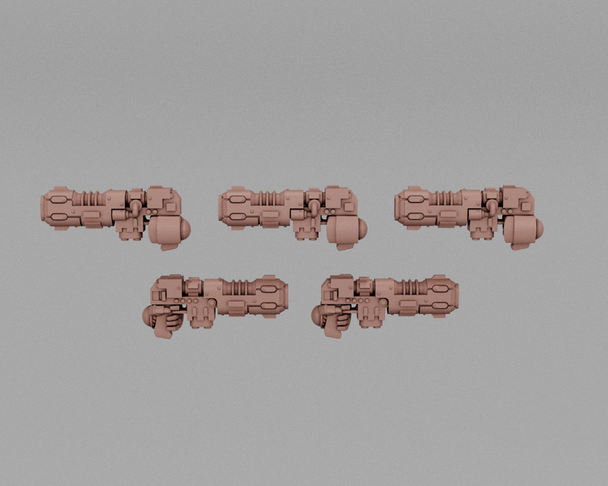 Modern Martian Death Ray Pistols