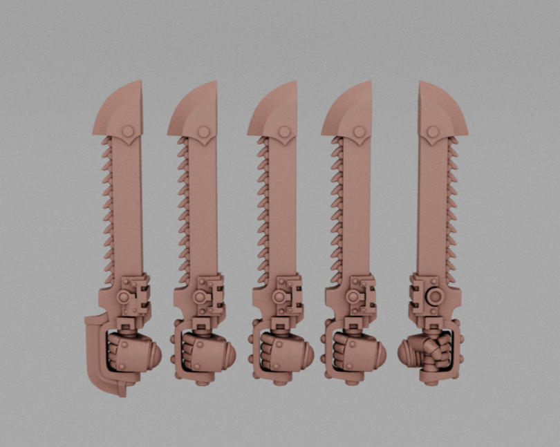 Traitor Legion Chain Swords
