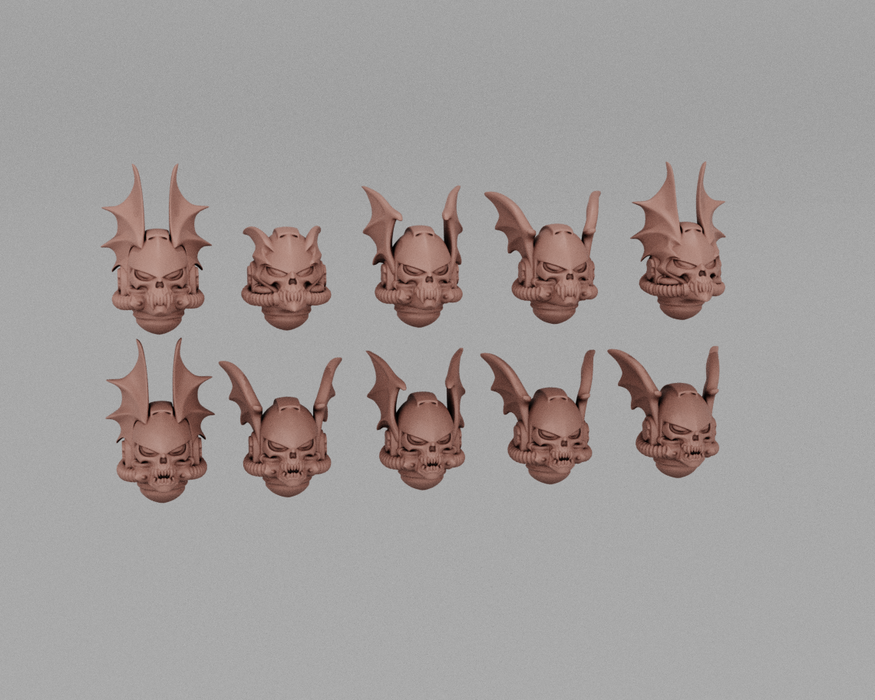 Nox Raider Veteran Heads