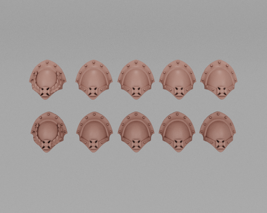 Golden Cross Pauldrons