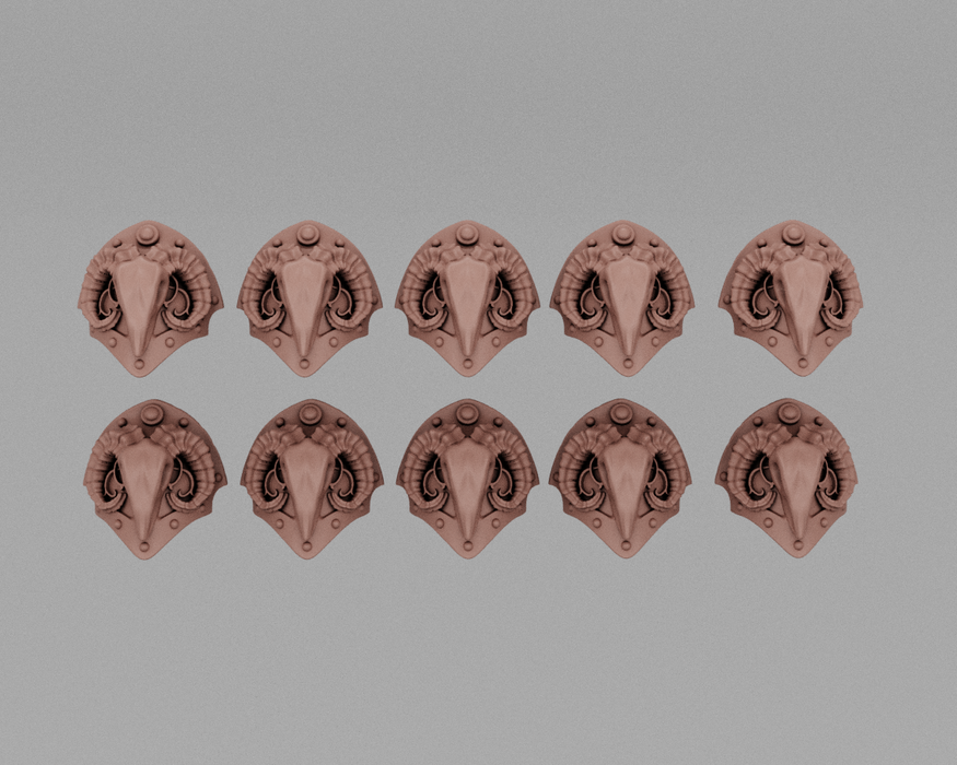 Golden Goat Pauldrons