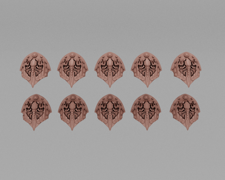 Golden Scorpus Pauldrons