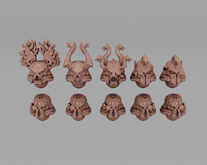 Tiamat's Legion Head Collection