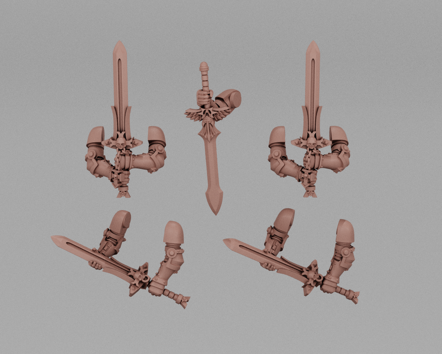 Grimdark Knight Power Swords