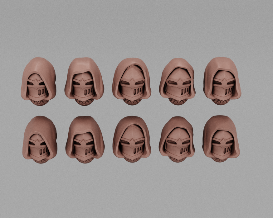 Sisters of the Armored Shroud | Human Infantry Heads