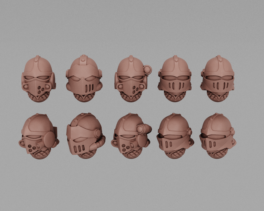 Sisters of the Gothic Lady | Human Infantry Heads