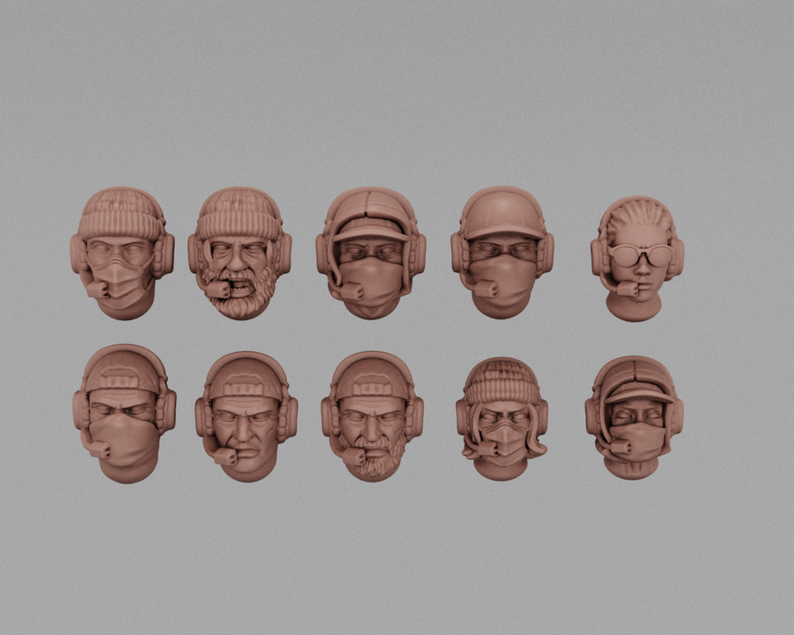 Special Activities Operators | Human Infantry Heads