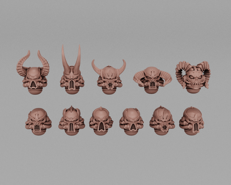 Traitor Legion Veteran Heads