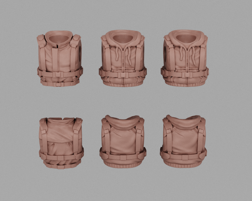 Scavenger Hoodie Torsos | Human Infantry