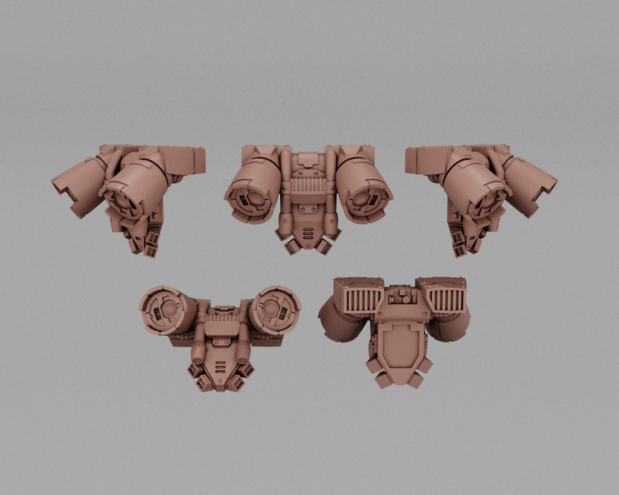 Galactic Twin-Jet Jetpacks