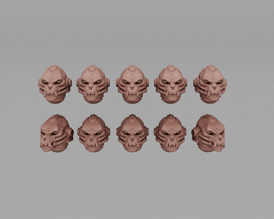 Warp Wolves Helmets