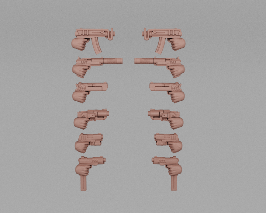 Wasteland Pistol Collection | Human Infantry