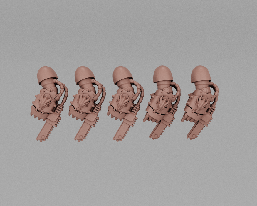 Wyrmscale Heavy Armor Saw Fist