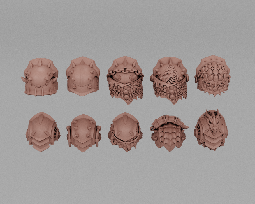 Wyrmscale Heavy Shoulder Pads