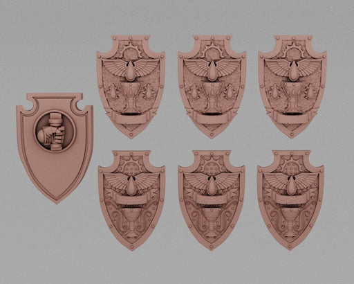 Heater Shield of the Bloody Knights - Resin Munitorum