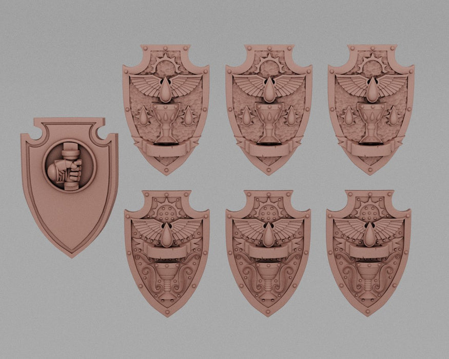 Heater Shield of the Bloody Knights - Resin Munitorum