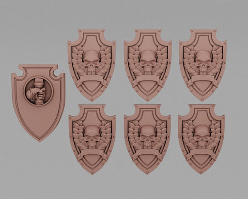 Heater Shield of the Grimdark Knights - Resin Munitorum