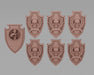 Heater Shield of the Grimdark Knights - Resin Munitorum