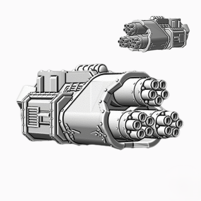 Warden Twin Gatling Arms